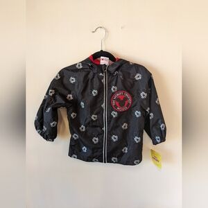 NWT Disney Junior Mickey Mouse Rain jacket Size 2T